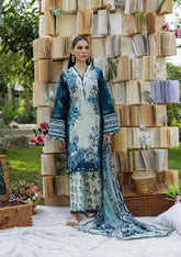 3-PC Unstitched Digital Printed Lawn By Elaf | FLOREYA
